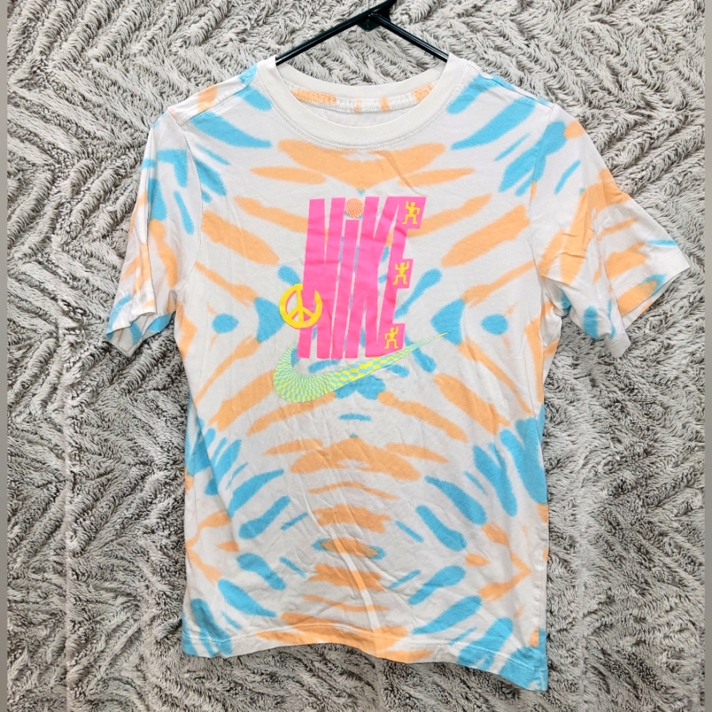 Nike Neon tie dye tshirt